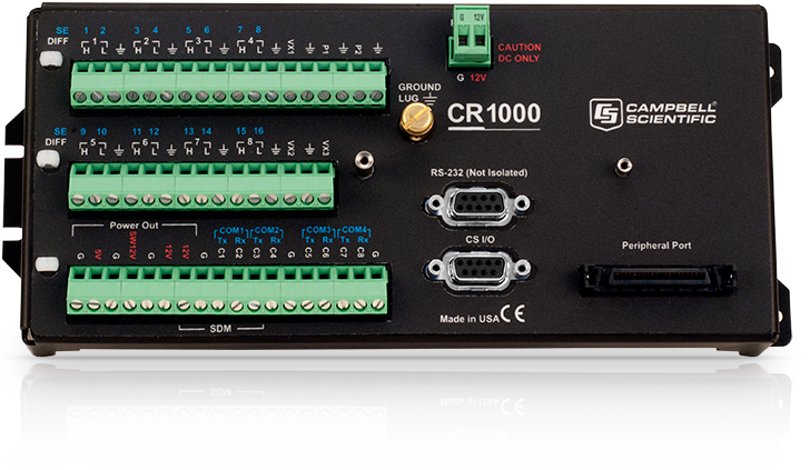 Campbell Scientific CR1000 - Data Logger embedded in our measurement systems